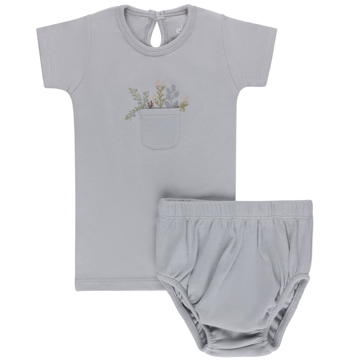 Pocket Full of Flowers Collection Top + Bloomer Boys - HoneyBug