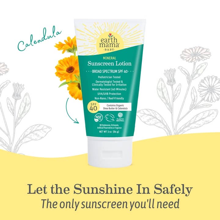 Baby Mineral Sunscreen Lotion - SPF 40 - HoneyBug