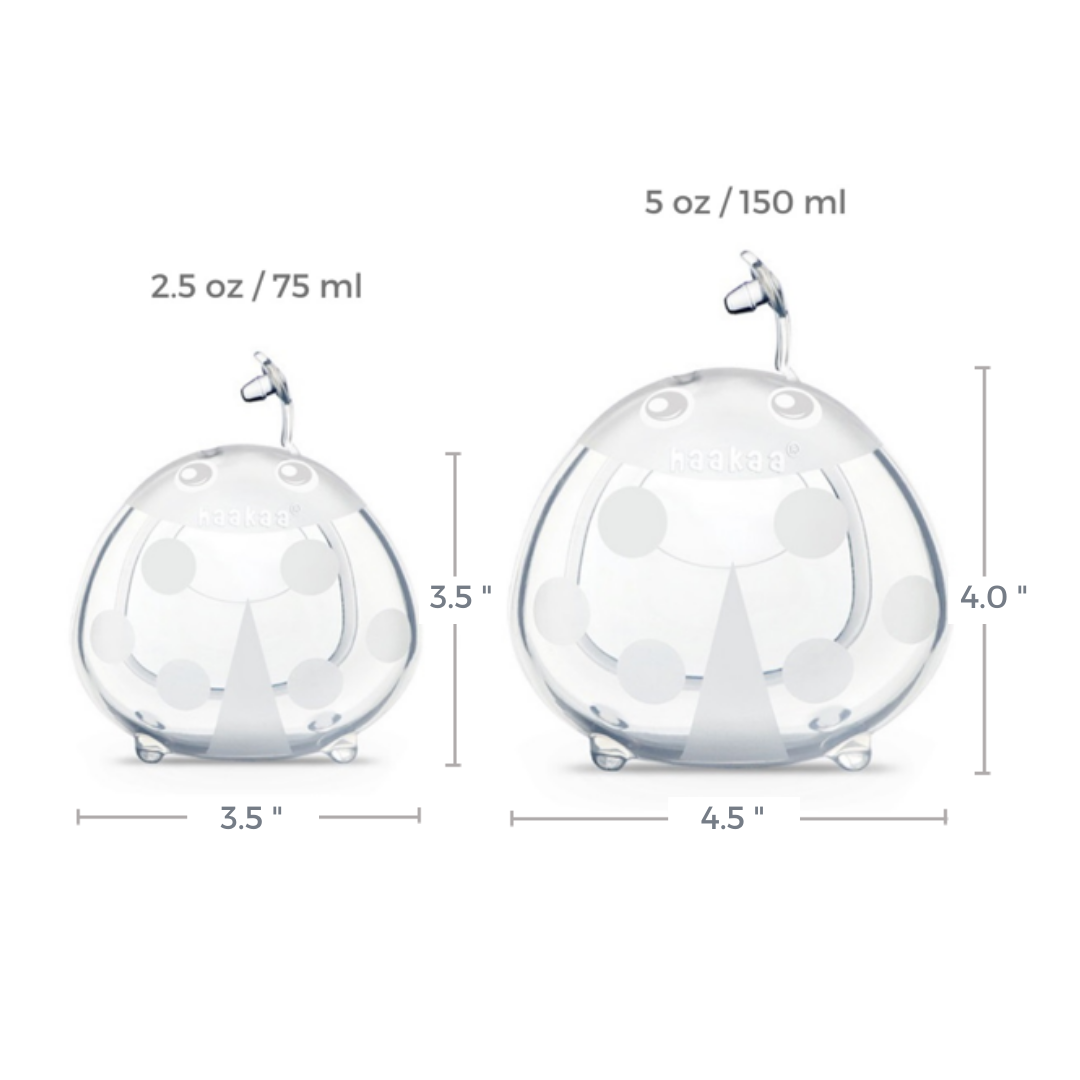 Haakaa Ladybug Silicone Milk Collector 5 oz/150 ml - HoneyBug