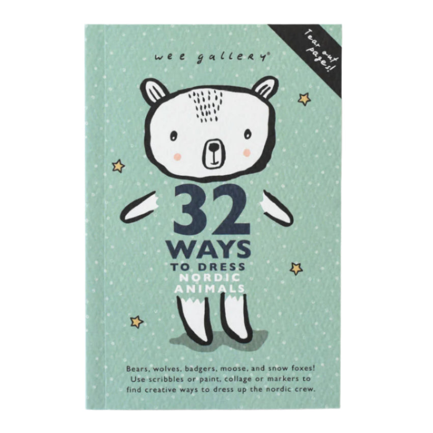 32 Ways to Dress Nordic Animals - Activity Book - HoneyBug