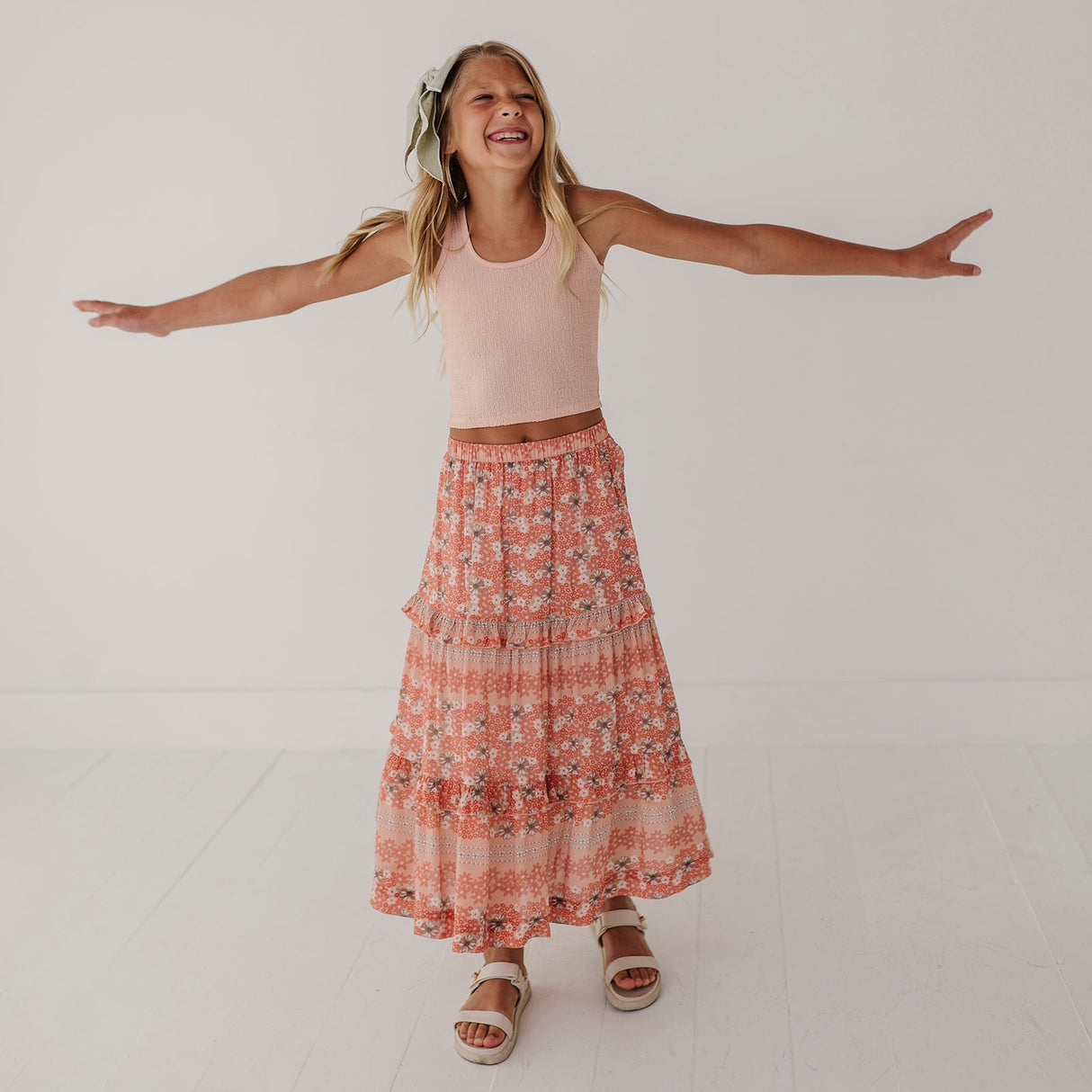 Tiered Maxi Skirt