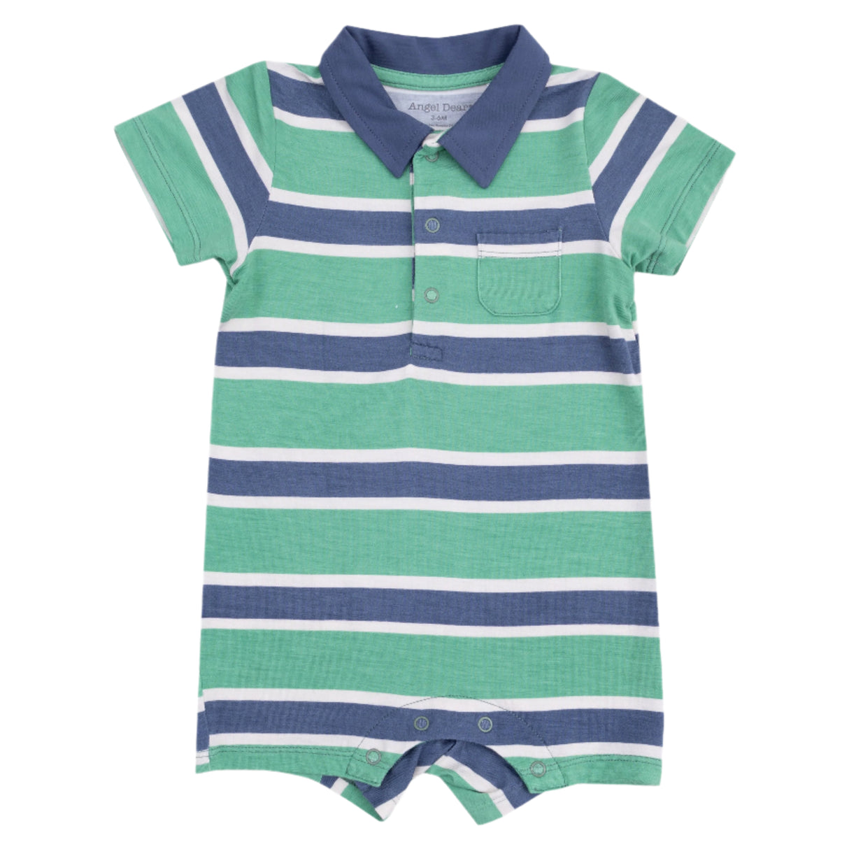 Polo Shortie - Rugby Stripe - HoneyBug