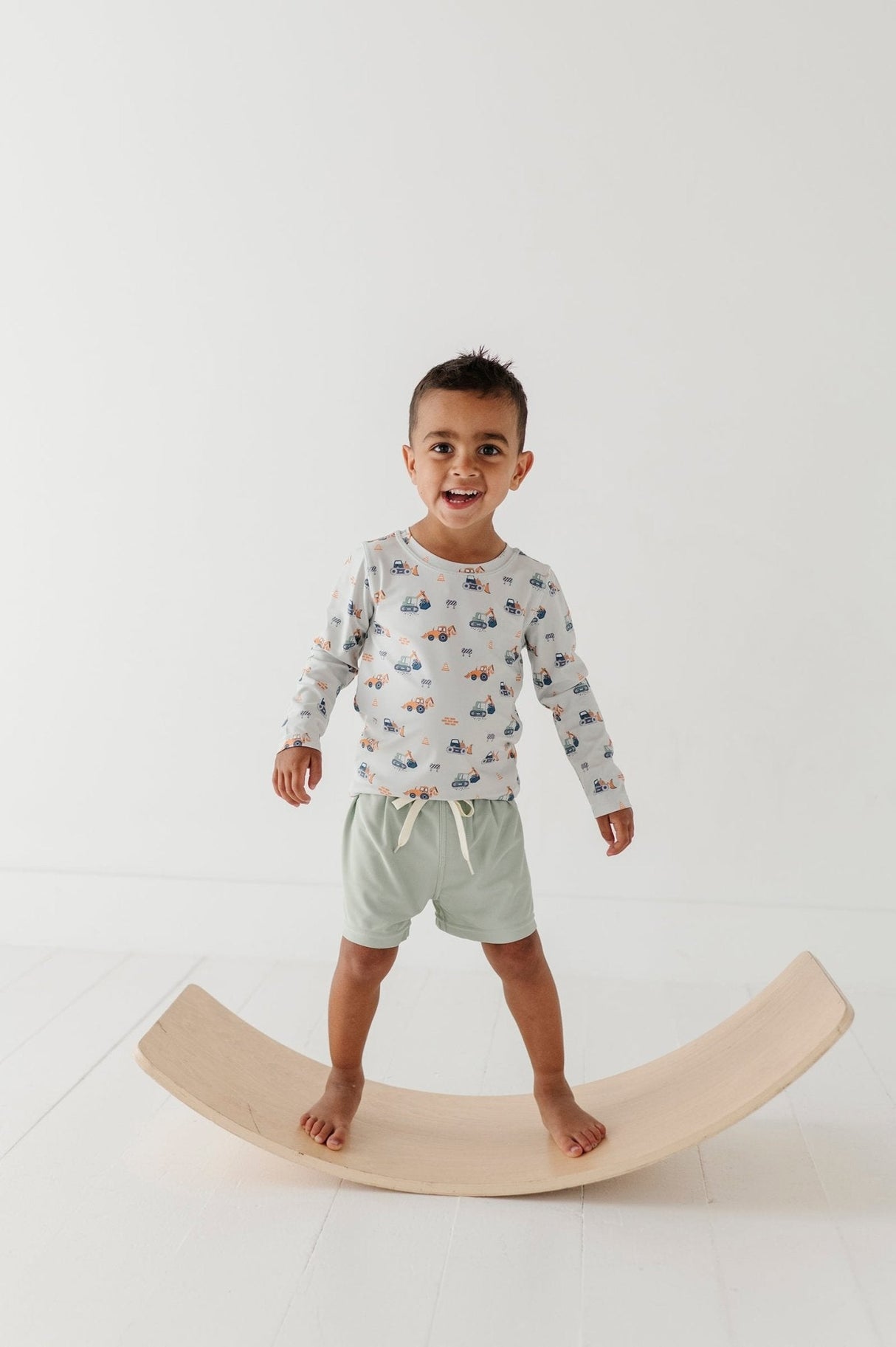 Boy's Long Sleeve Rash Guard Swim Shirt