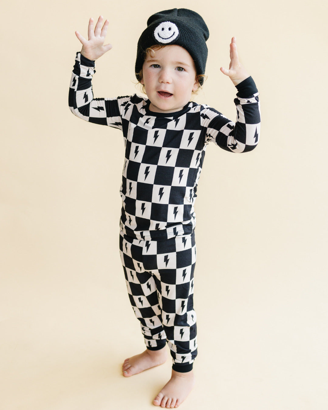 Bamboo Two Piece Set | Checks & Bolts - HoneyBug