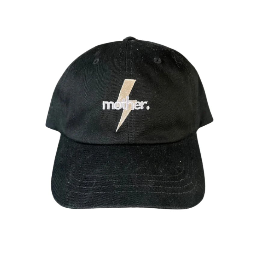 Mother Strong Embroidered Dad Hat - Black - HoneyBug