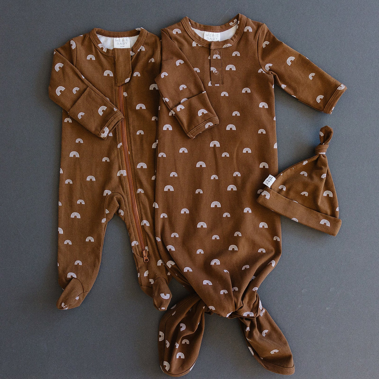 Rust Rainbow Knot Gown - HoneyBug