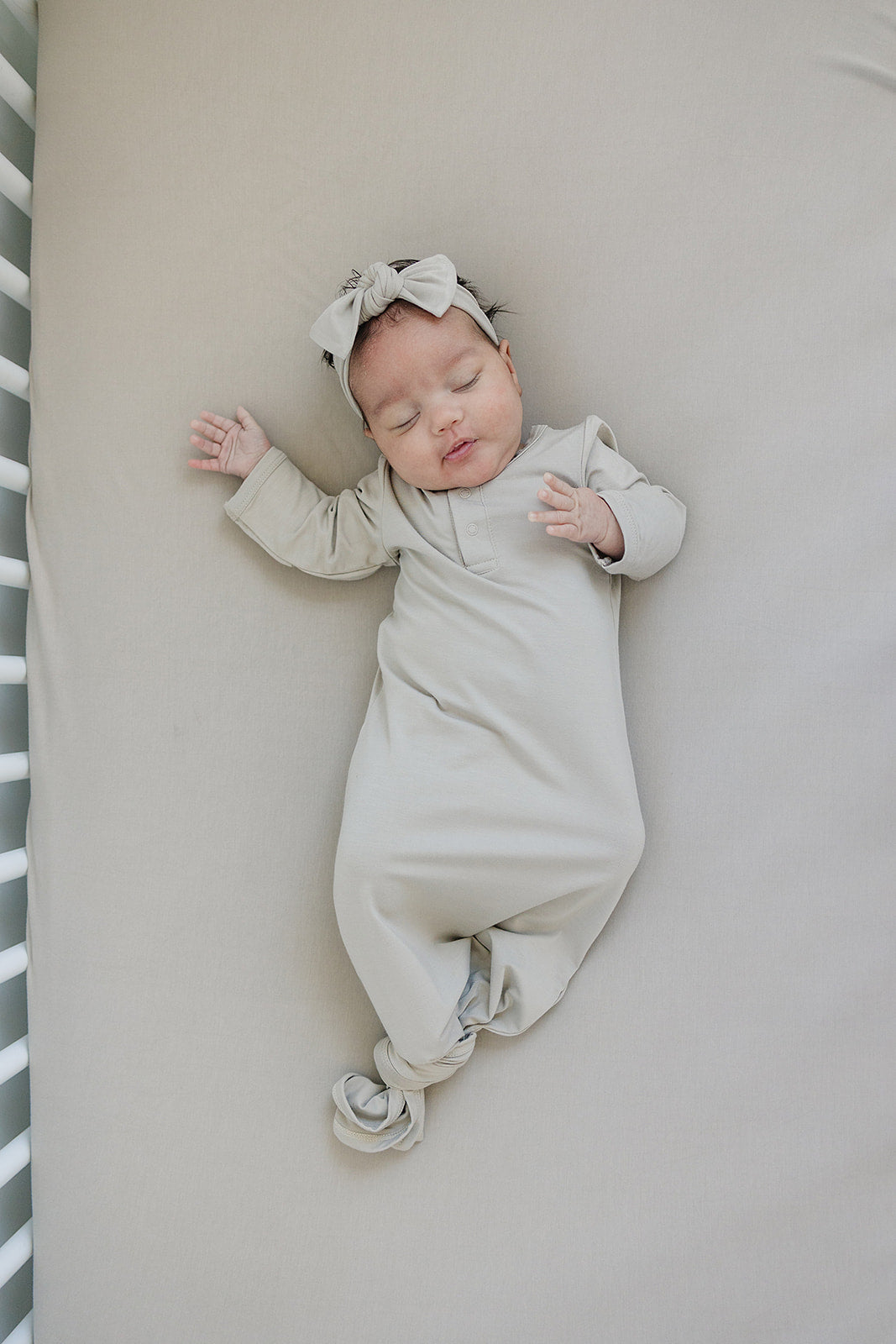 Oatmeal Bamboo Head Wrap - HoneyBug