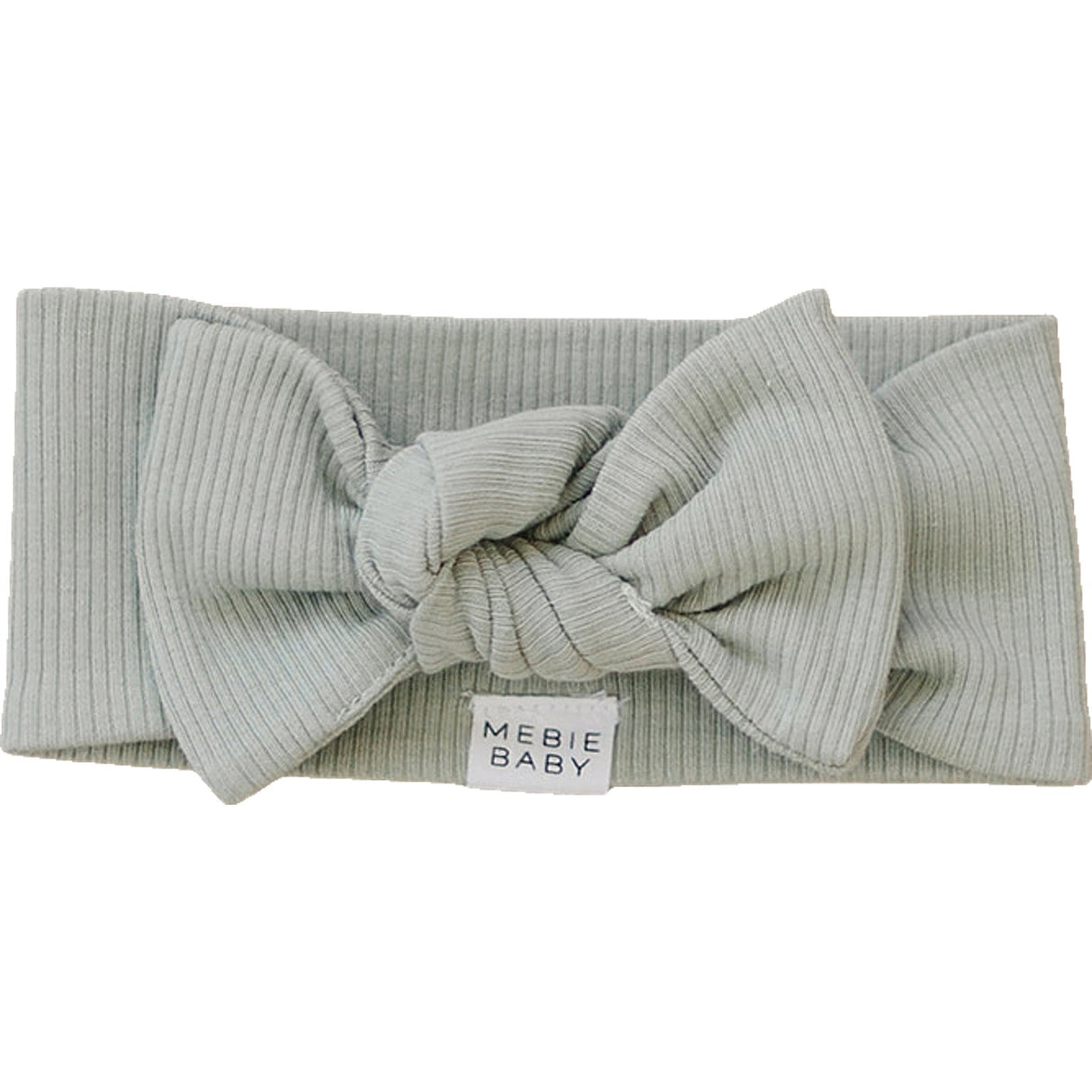 Sage Organic Cotton Ribbed Head Wrap - HoneyBug