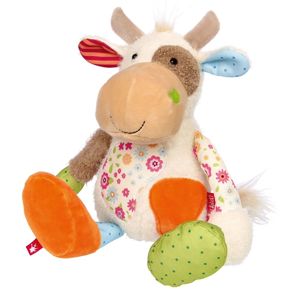 Patchwork Cow Plush Toy - HoneyBug