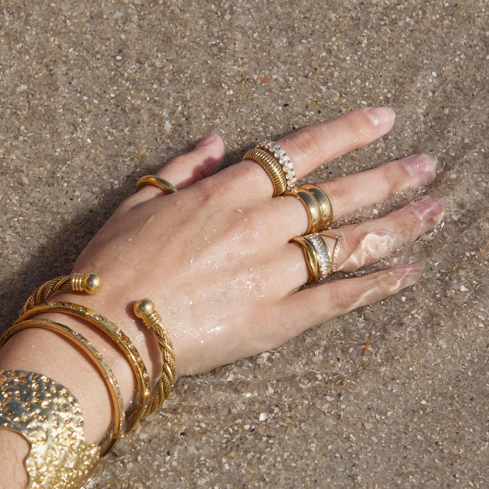 Sadie Coil Ring - HoneyBug