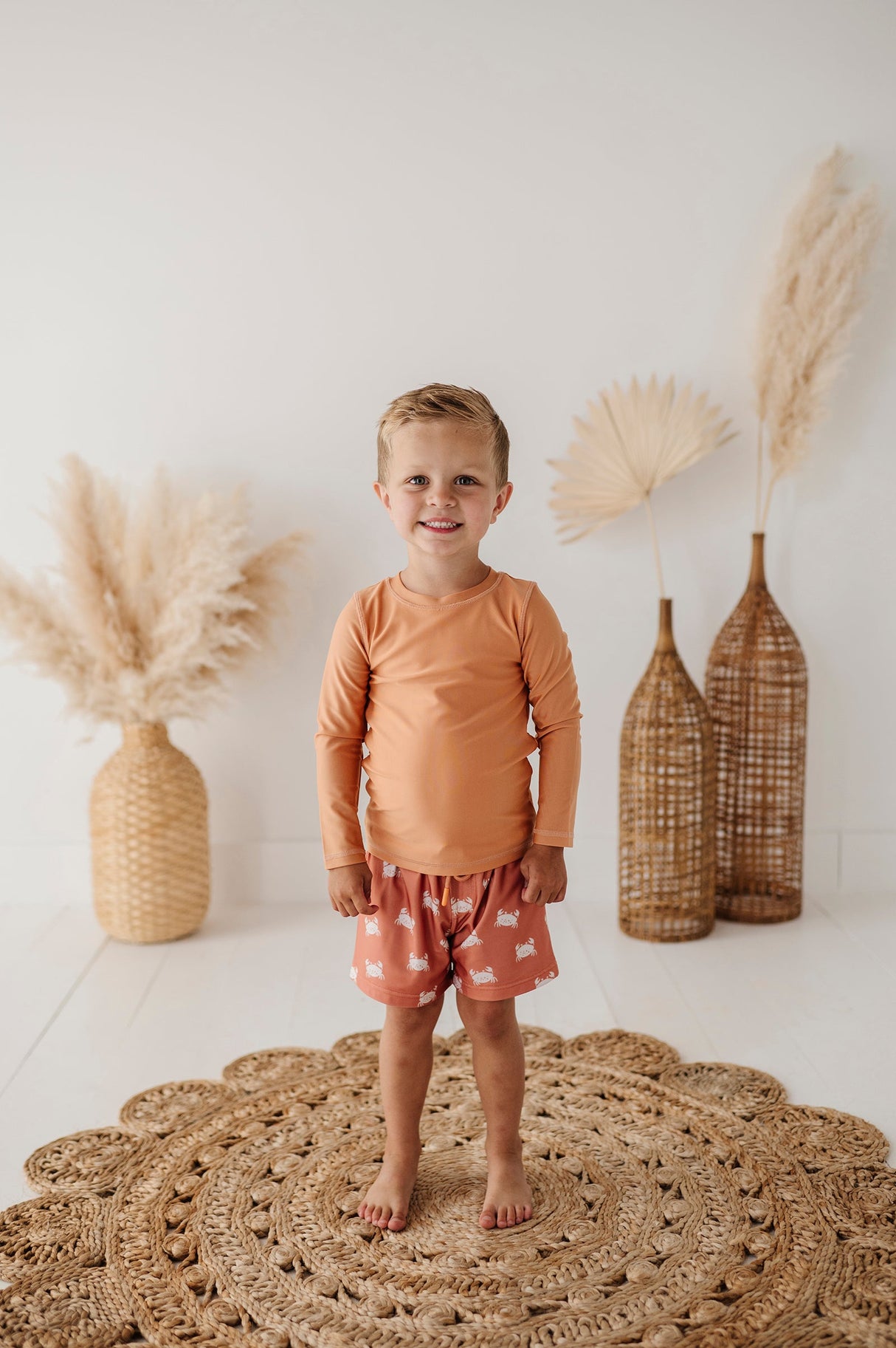 Long Sleeve Rash Guard Swim Shirt - HoneyBug