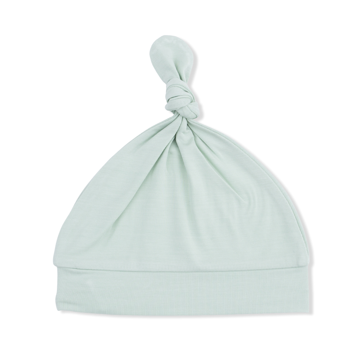 Solid Cameo Green - Knotted Hat