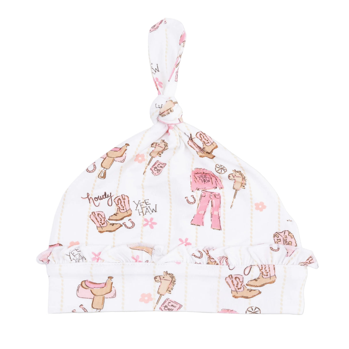 Cowgirl Nursery - Ruffle Knotted Hat