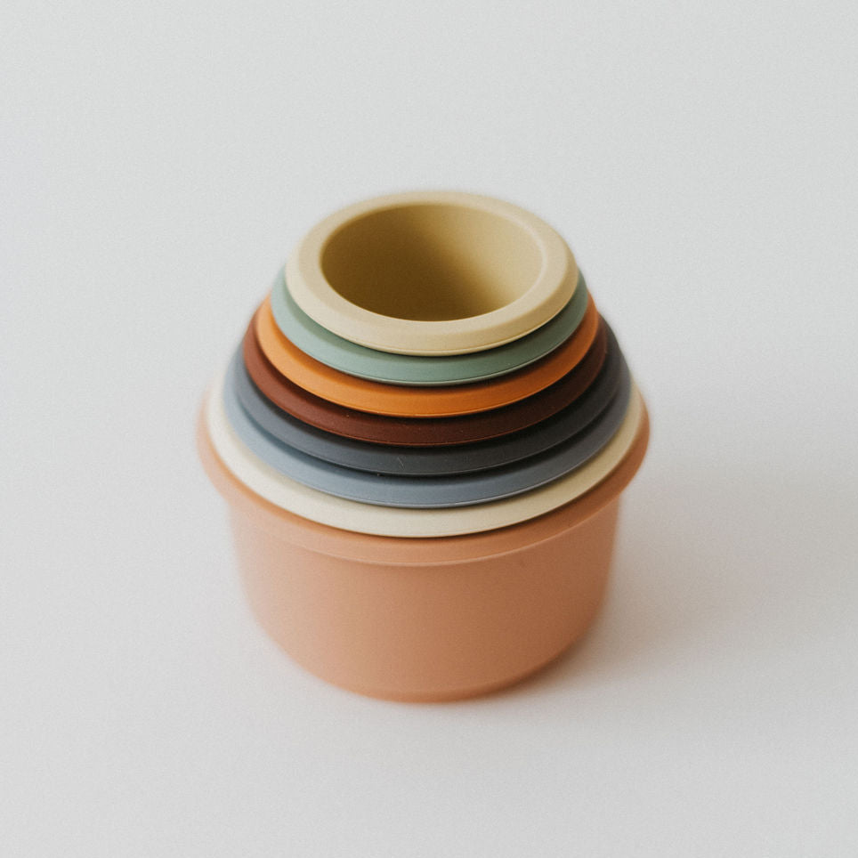 Silicone Cup stacking toy/Stacking toy