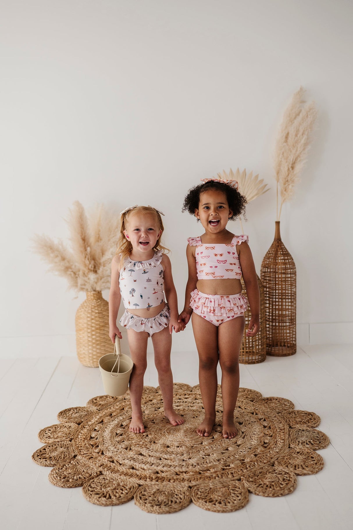 Girl's Two-Piece Tankini Swim Set - HoneyBug