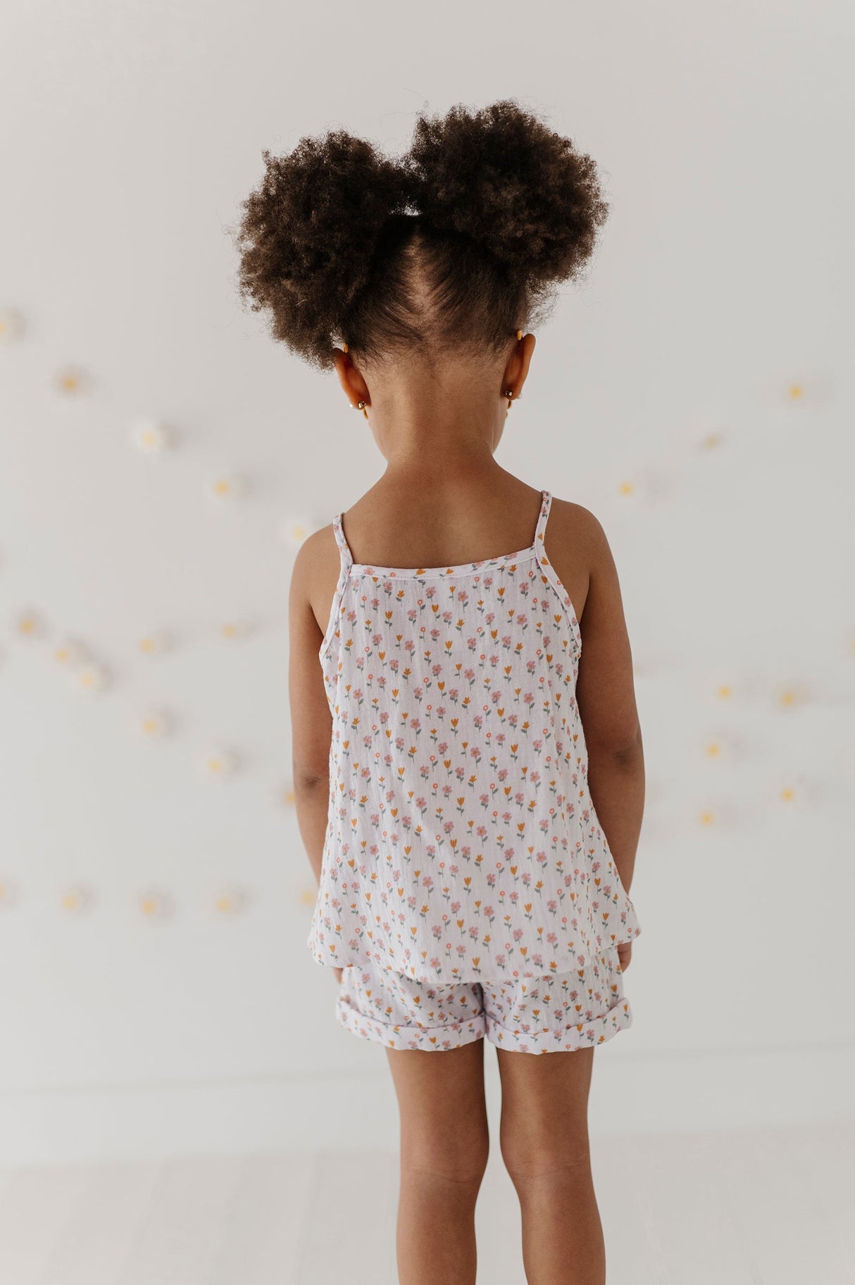 Girl's Gauze Tank & Short Set