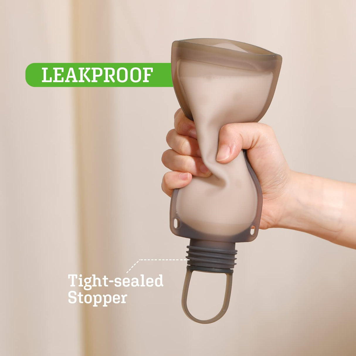 Haakaa Silicone Leakproof Stopper, 1 PK - HoneyBug