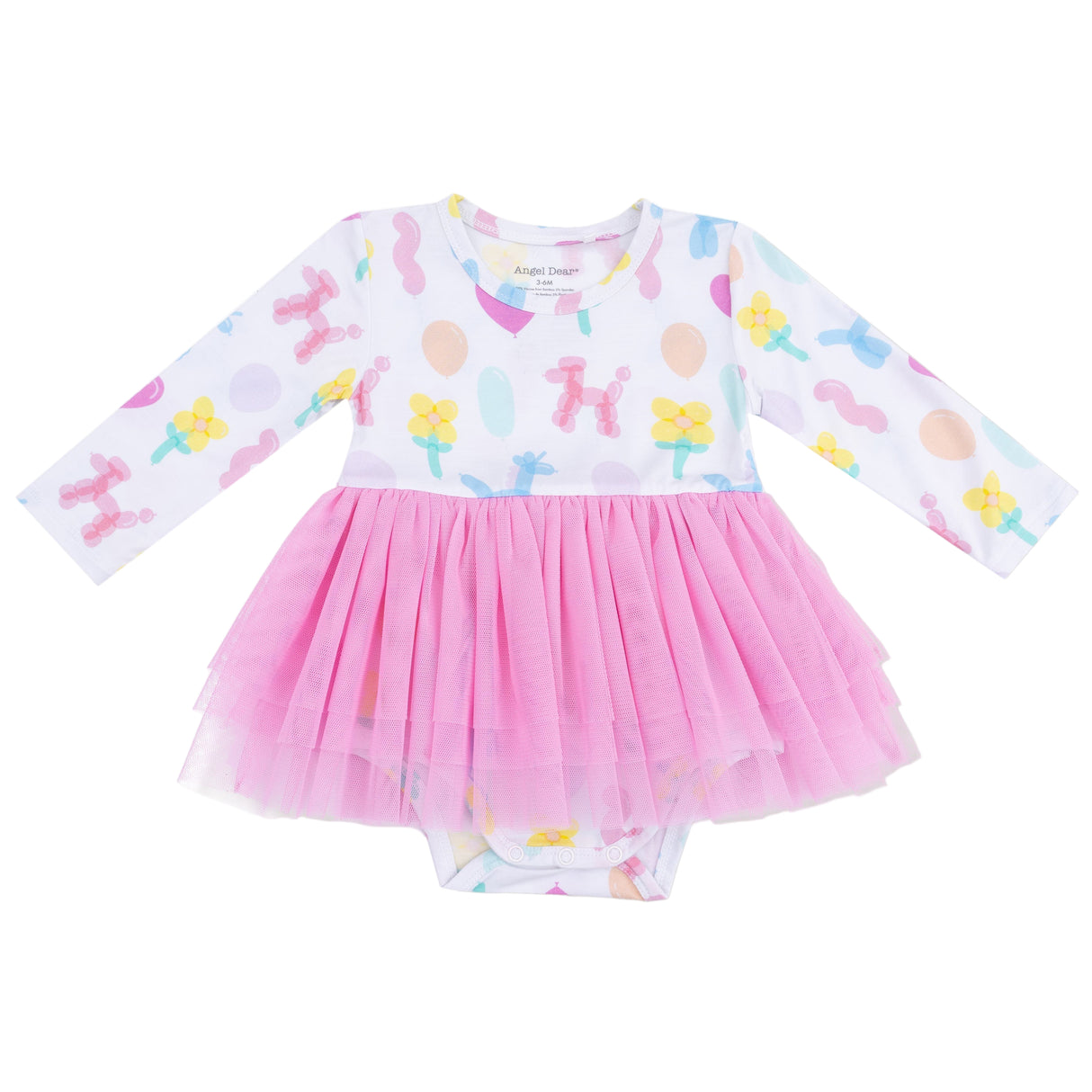 Long Sleeve Tutu Bodysuit - HoneyBug