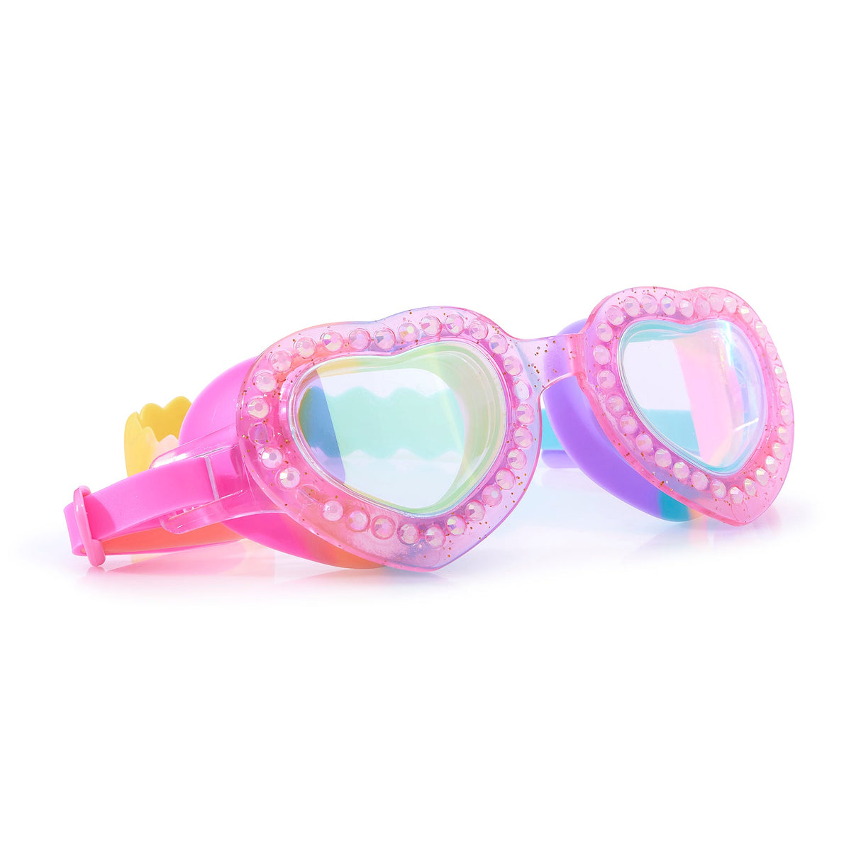 Love Ya Pink Kids' Heart-Shaped Swim Goggles - HoneyBug