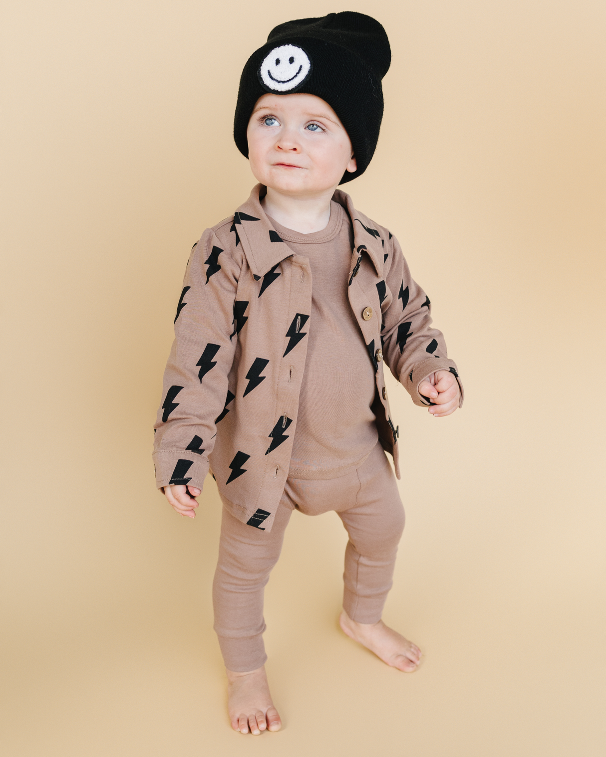Shacket | Mocha Bolts - HoneyBug