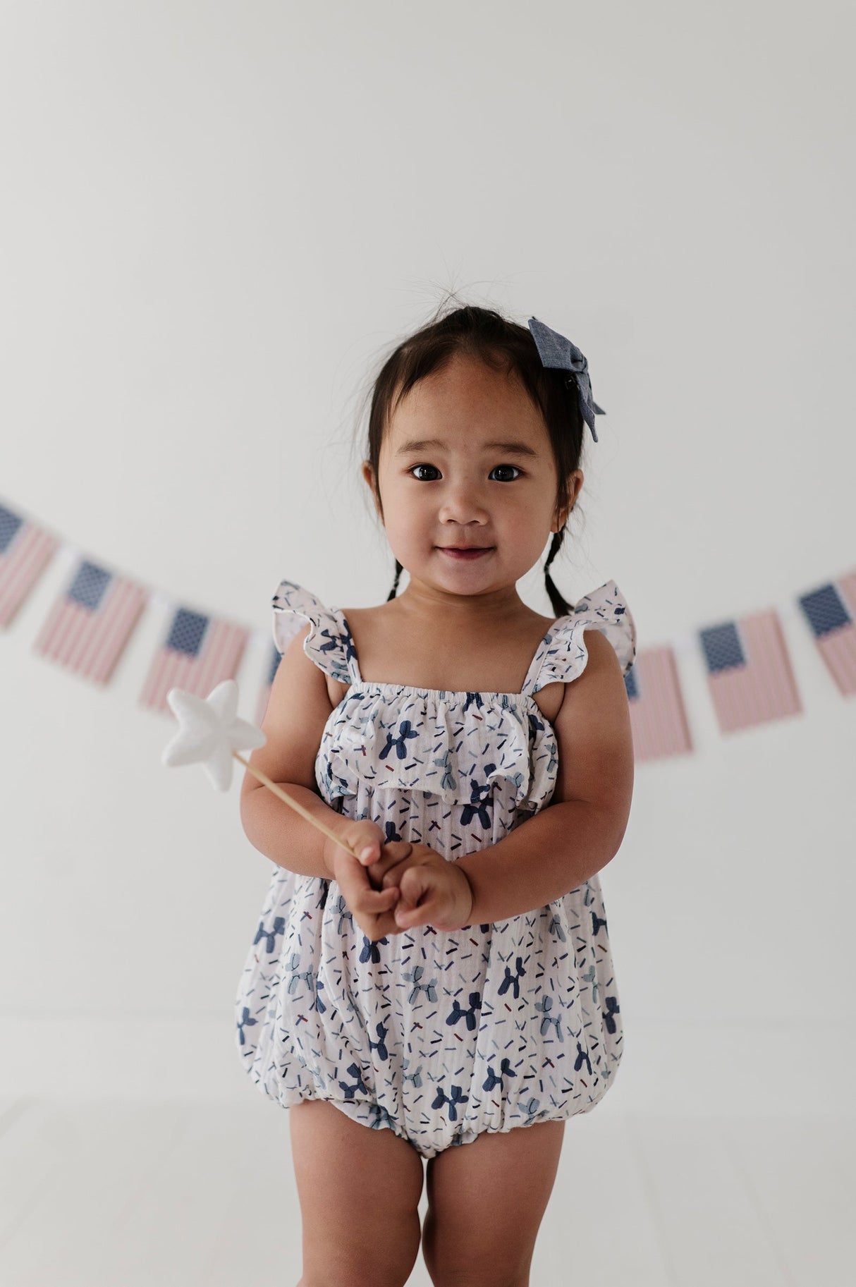 Gauze Bubble Romper - HoneyBug