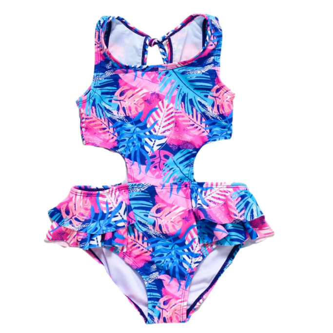 Driftwood Palms One Piece Swimsuit - HoneyBug