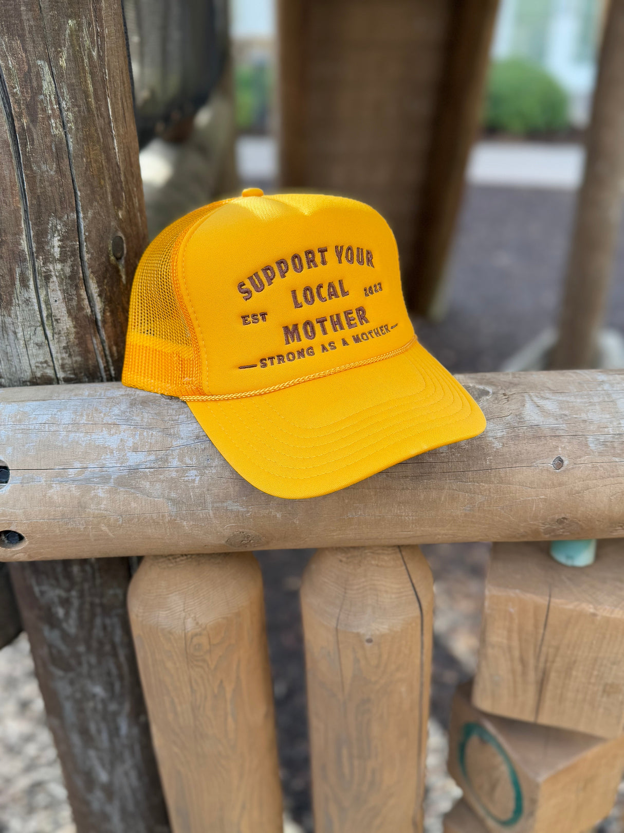 Support Your Local Mother - Yellow - HoneyBug