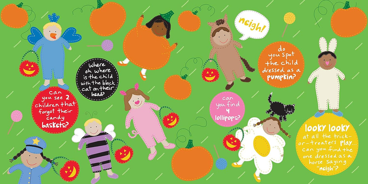 Looky Looky Happy Halloween: A Sweet and Spooky Seek-and-Find Halloween Adventure - HoneyBug