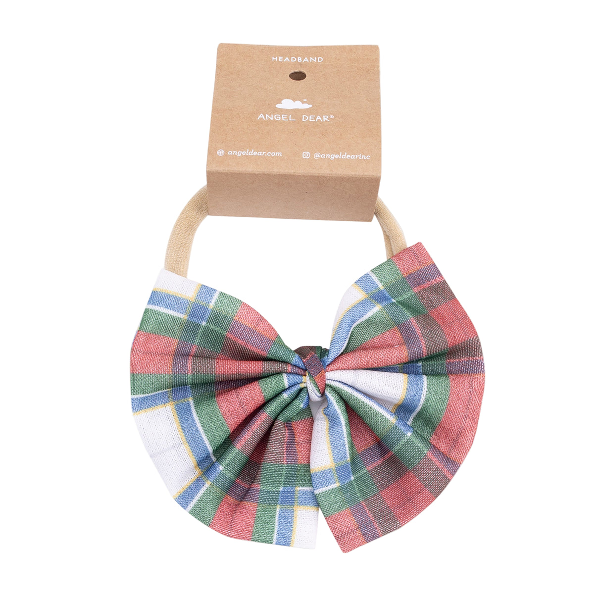 Holiday Plaid - Big Tulle Bow - HoneyBug