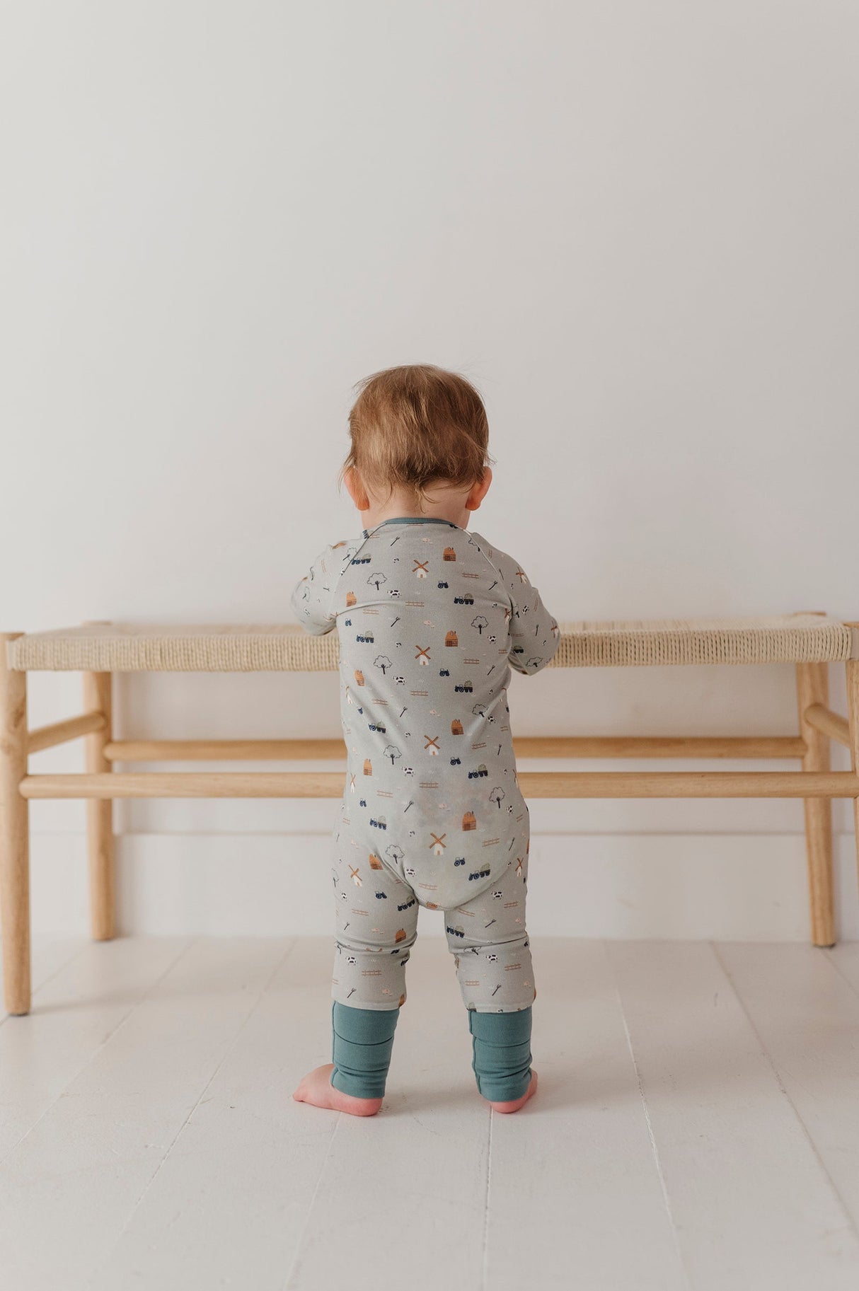 Long Sleeve Zip Romper