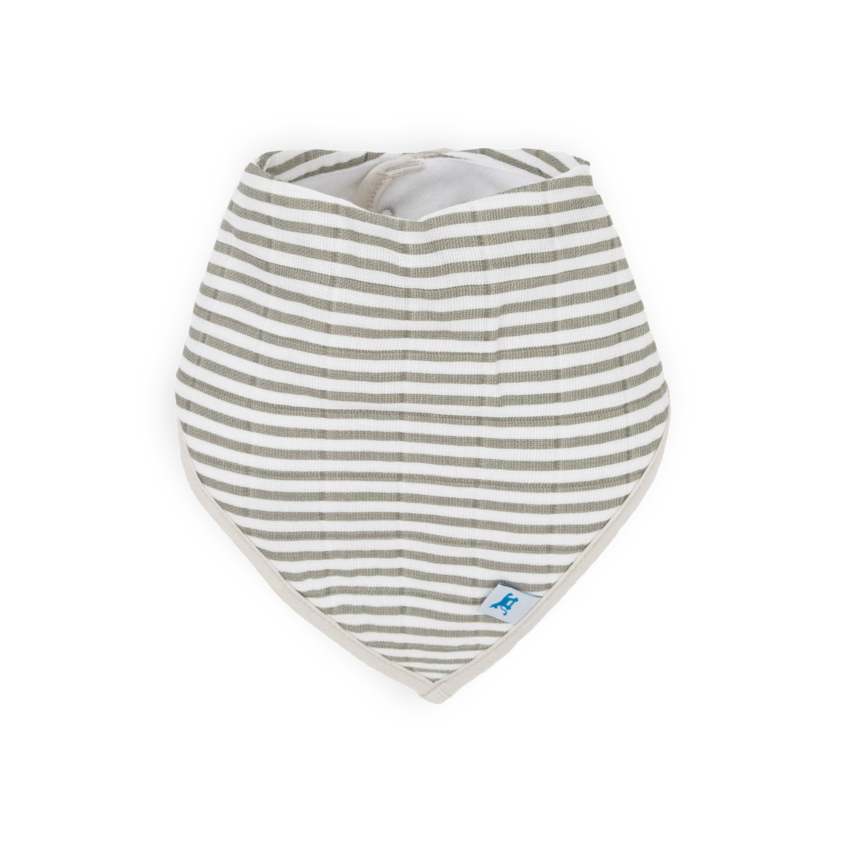 Cotton Muslin + Fleece Bandana Bib 4 Pack - Pressed Petals - HoneyBug
