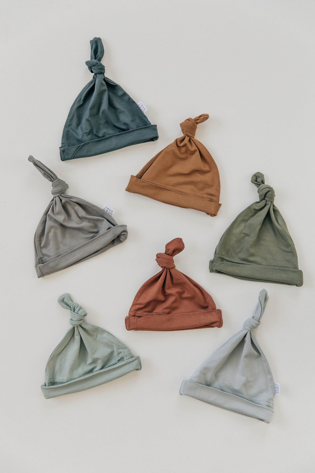 Rust Bamboo Newborn Knot Hat - HoneyBug