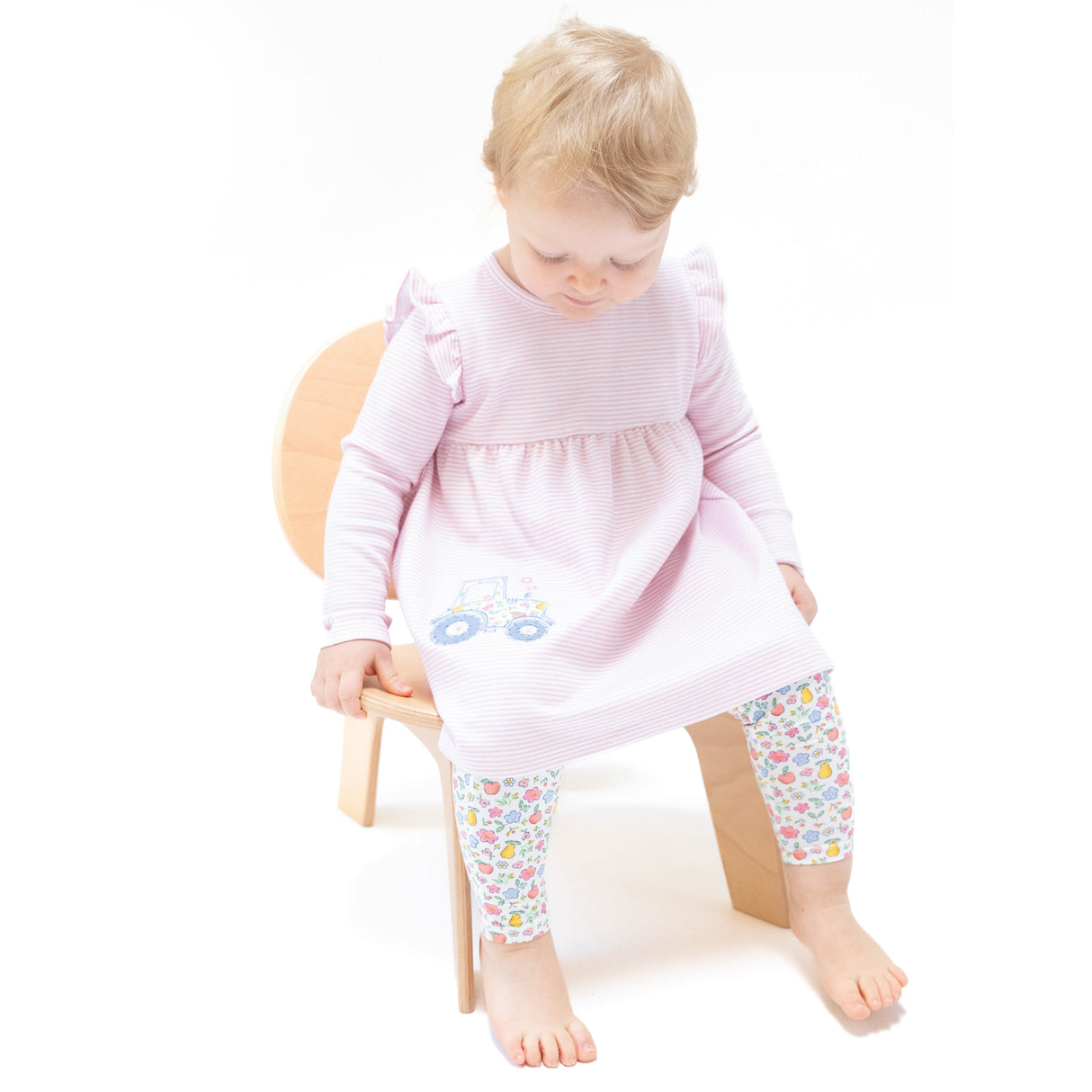 Long Sleeve Dress with Legging - HoneyBug