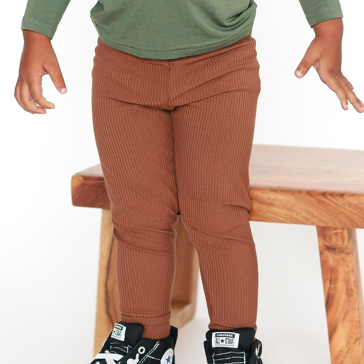 BAMBOO RIB LEGGINGS- Sienna - HoneyBug