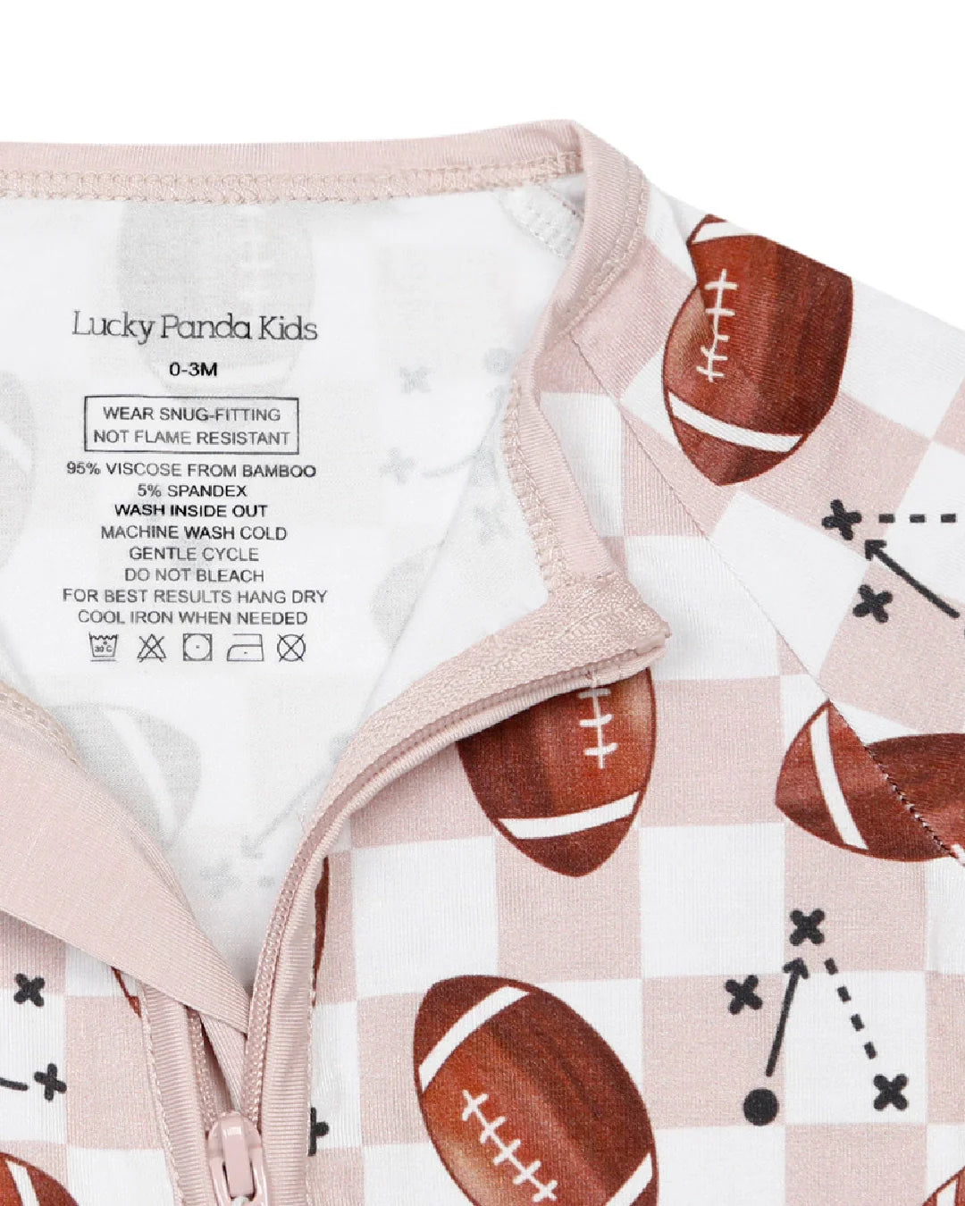 Bamboo Zip Romper | Game Day - HoneyBug