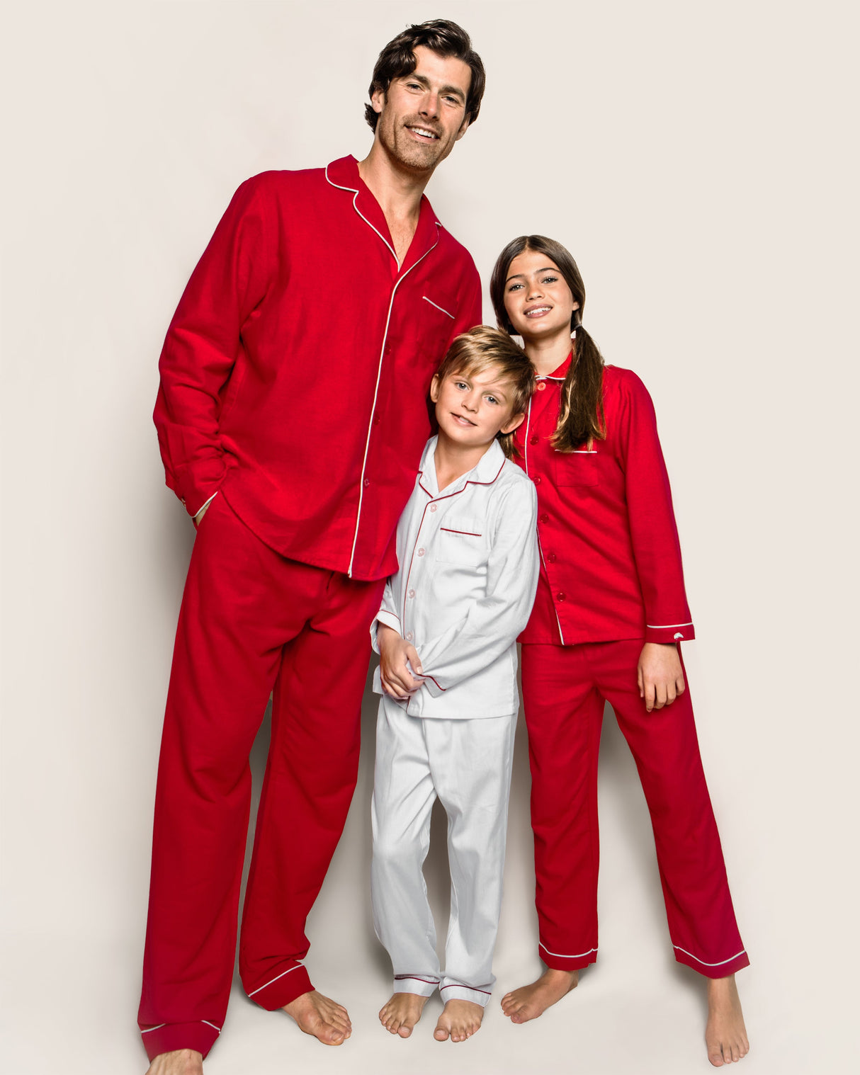 Men's Flannel Pajama Set in Red - HoneyBug