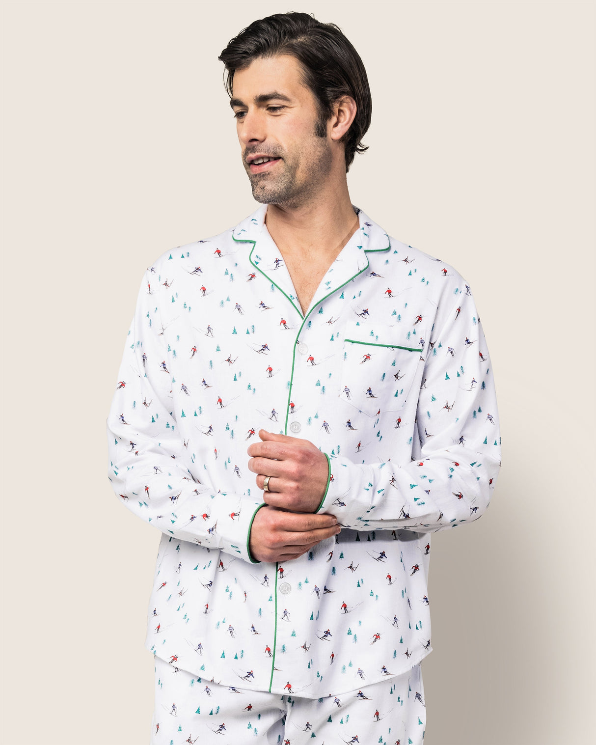 Men's Flannel Pajama Set in Après Ski - HoneyBug