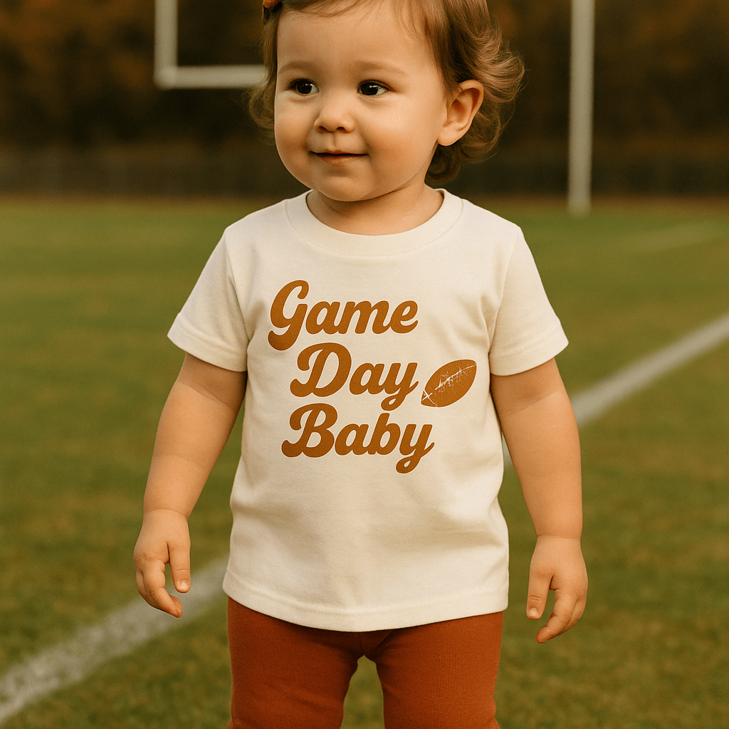 graphic tee | Game Day Baby - HoneyBug