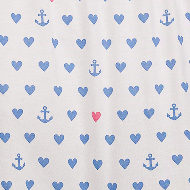 Yoke Romper - Anchored in Love - HoneyBug