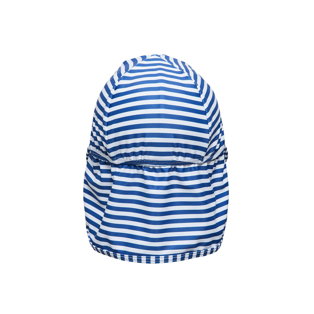 Denim Stripe Floating Flap Hat - HoneyBug