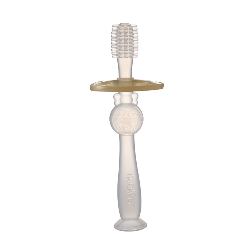 Haakaa 360° Silicone Toothbrush 1 pk - HoneyBug