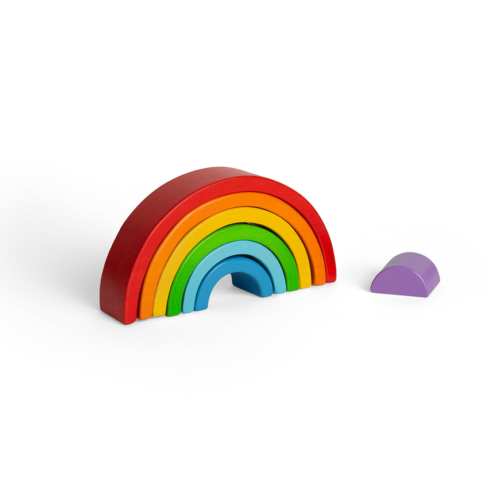 Wooden Stacking Rainbow - Small - HoneyBug