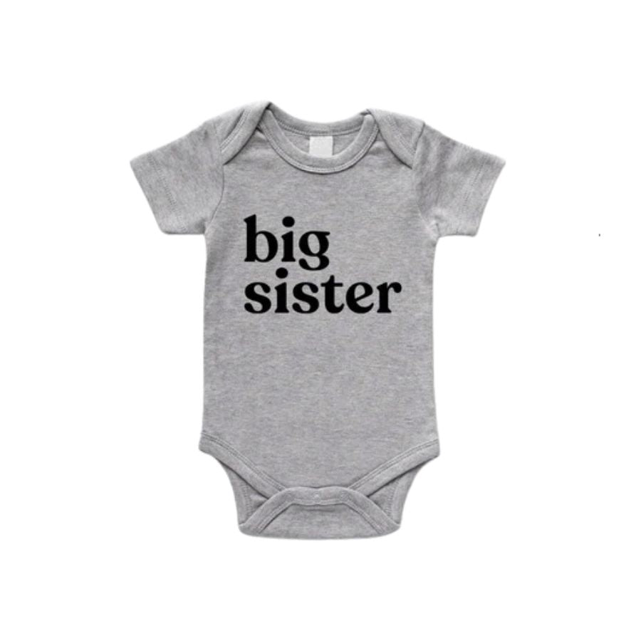 Big Sister Organic Baby Bodysuit - HoneyBug