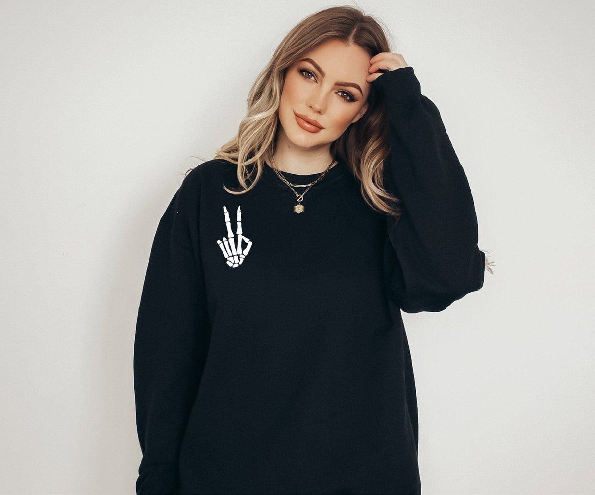 Mama Mommy Mom Bruh Skelly Sweatshirt - HoneyBug