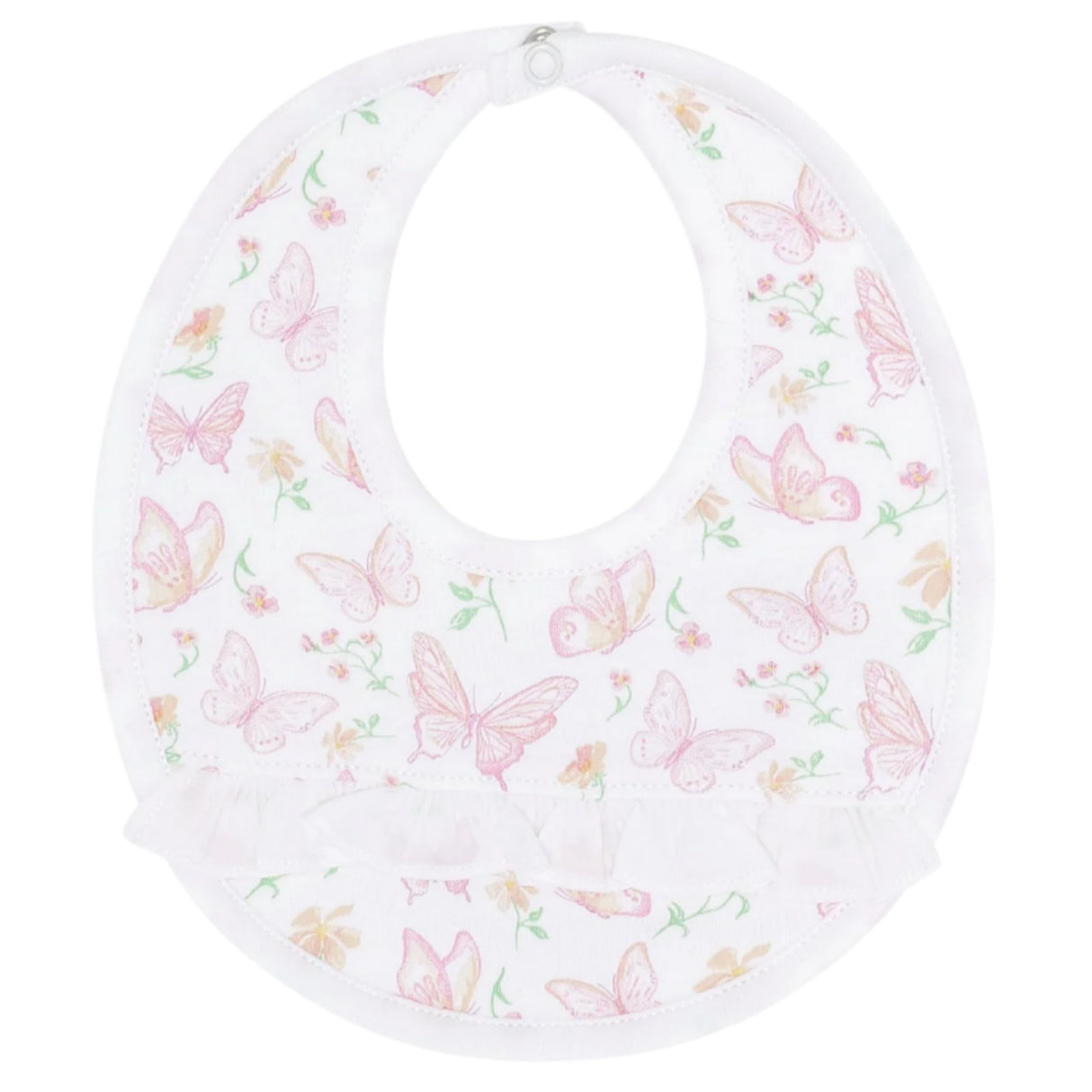 Butterflies Print Bib - HoneyBug