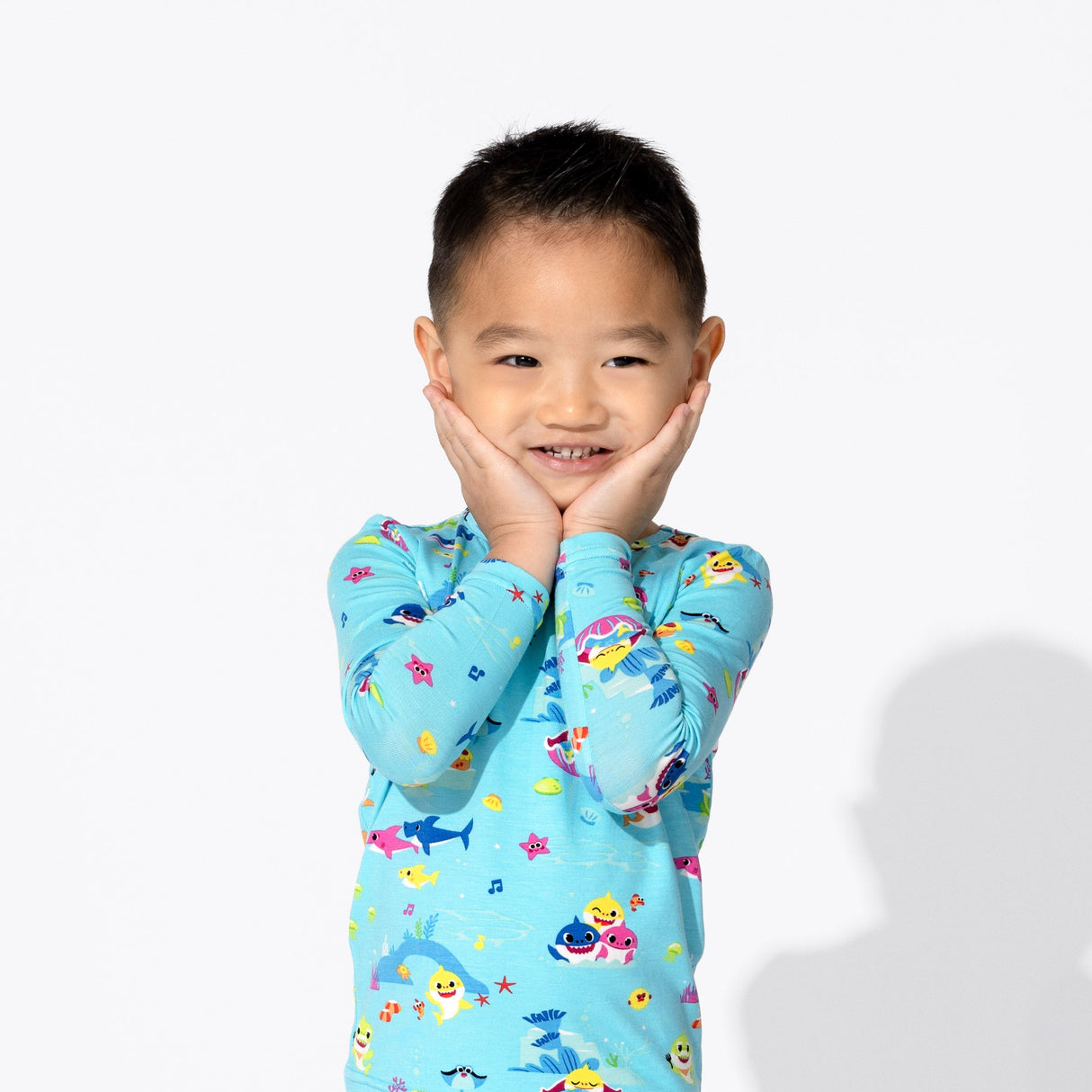 Baby Shark Bamboo Kids Pajamas - HoneyBug