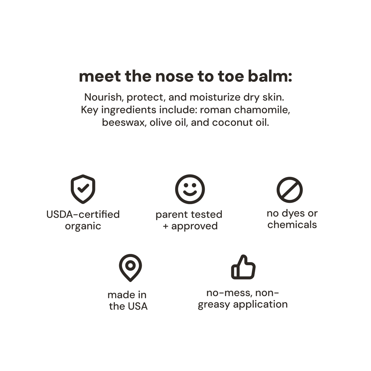oogiebear nose to toe™ balm