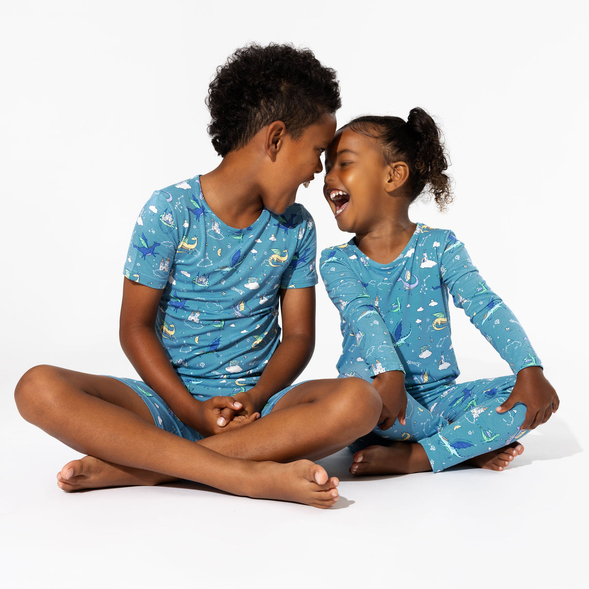Dragon Dreams Bamboo Kids Pajama Short Set - HoneyBug