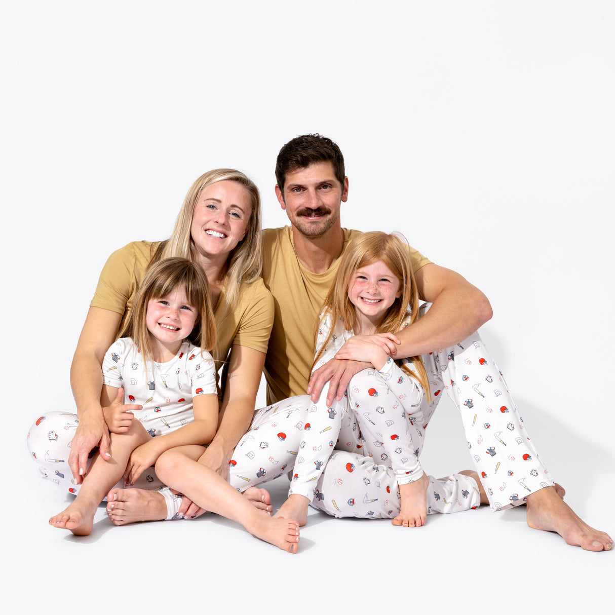 Baseball Bamboo Kids Pajamas - HoneyBug