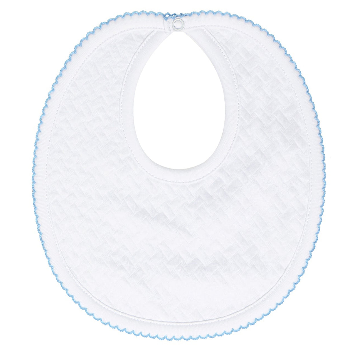 Basket Weave Baby Bib - HoneyBug